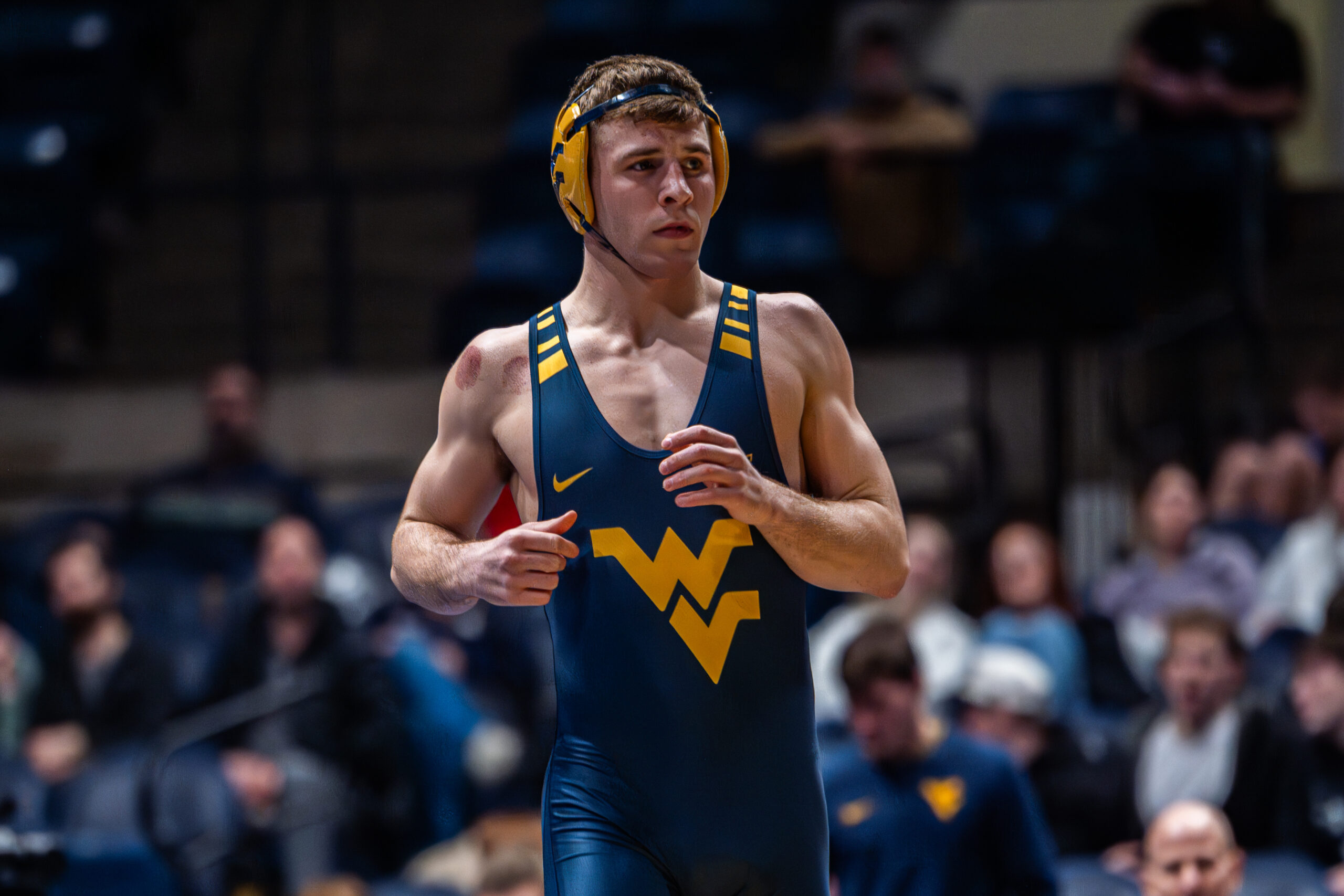 Peyton Hall advances to Big 12 finals at 165 pounds, becomes WVU's all-time leader in wins